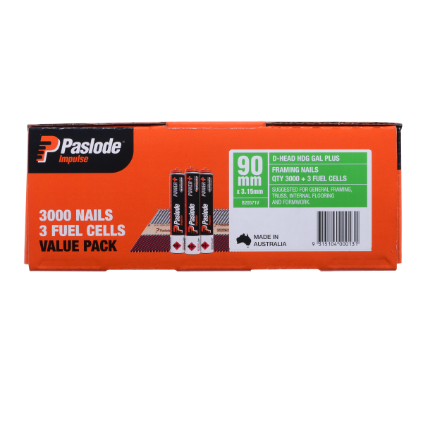 Paslode D-Head HDG Nails 90 x 3.15 3000pk - Image 4