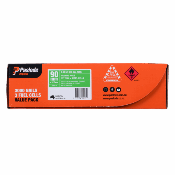Paslode D-Head HDG Nails 90 x 3.15 3000pk - Image 3