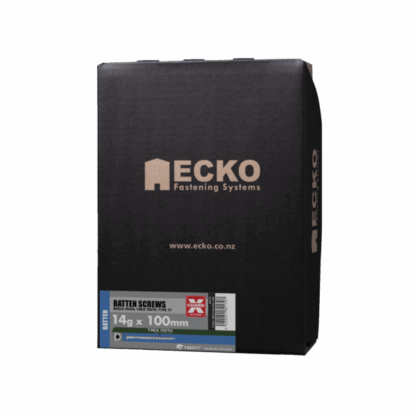 Ecko T-REX17 Bugle/Batten Screws OutDoor XGuard 14g x 100mm, Pack of 500