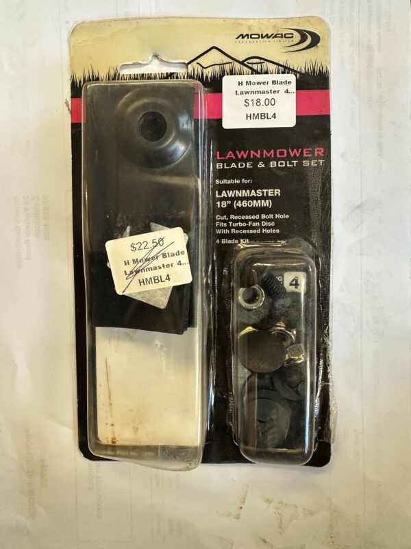 Lawnmaster Blade & Bolt Set 4 Pack