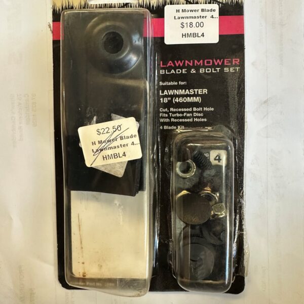 Lawnmaster Blade & Bolt Set 4 Pack