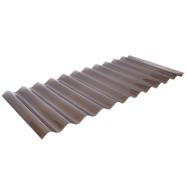 Solasafe Polycarb Corrugate Roofing - Bronze
