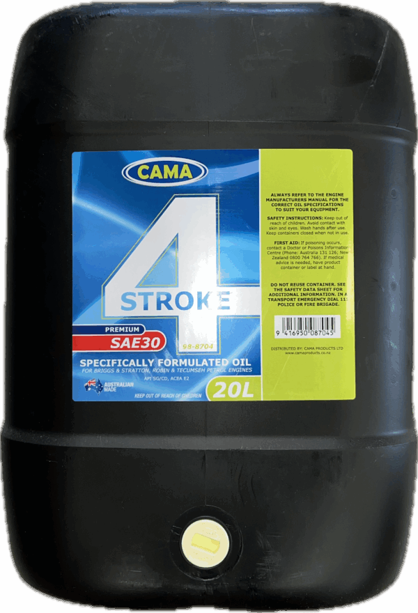 4 Stroke Mower & Stationary Oil SAE 30 Oil 20ltr