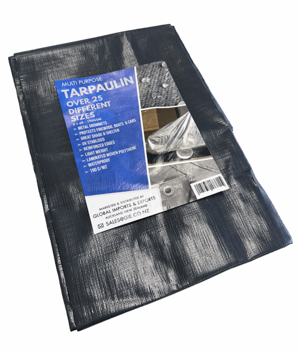 Tarpaulin eXtra Heavy Duty - 16 x 18ft - Grey - 190GSM (4.8m x 5.4m)