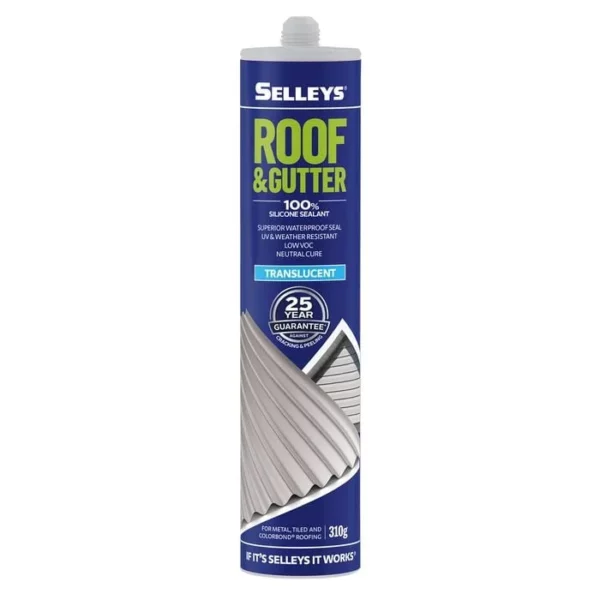 Selleys 310g Roof & Gutter Silicone - Translucent*
