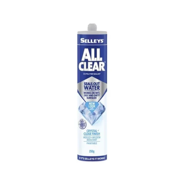 SELLEYS 250g ALL CLEAR Multipurpose Sealant*