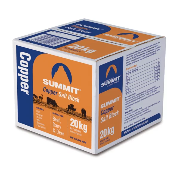 Dominion Summit Copper Salt Block Cattle 20kg*