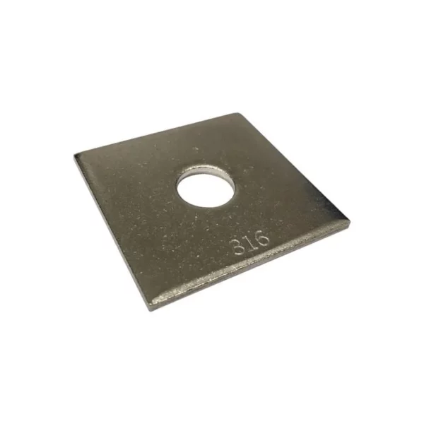 Ecko- Square Washer M12 x 50 x 3mm Stainless 316 - Image 2