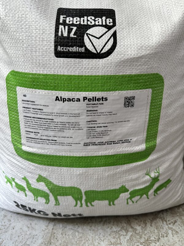 Alpaca Pellets 25kg - Image 2