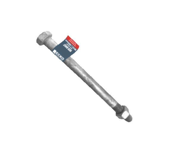 Ecko- Engineering Bolts & Nuts (Galvanised) m12 x 120-280mm