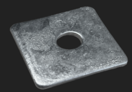 Ecko- Square Washer M12 x 50 x 3mm Galvanised