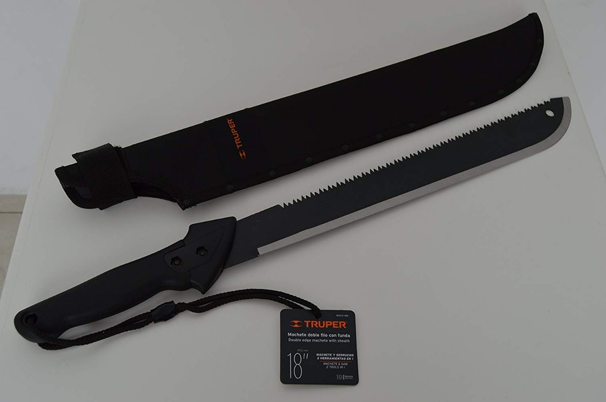 Machete Double Edge w Sheath