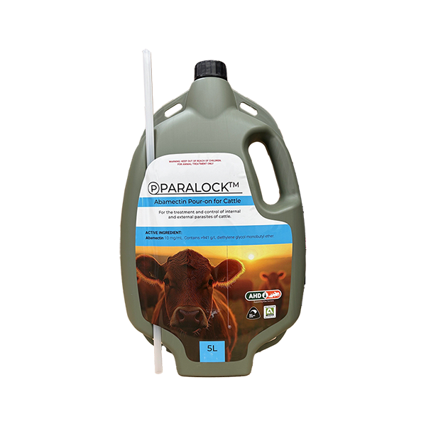 Abamectin Paralock Pour-On Drench Cattle 5L