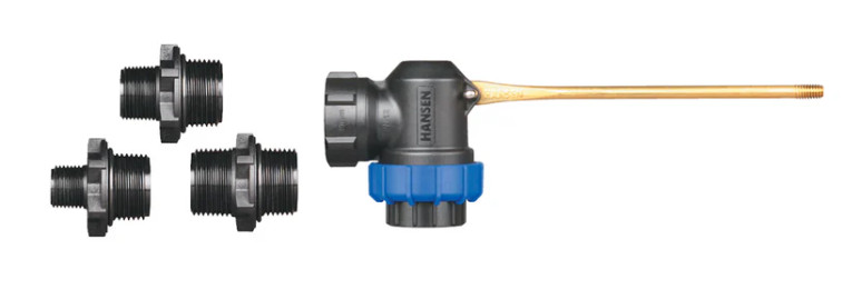 Hansen Superflo Trough Valve Short Arm Plastic 20 x 25mm
