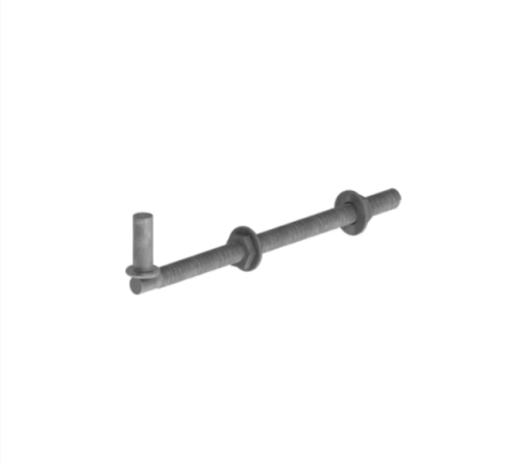 Through Post Gudgeon M20x275 Hot Dipped Galv