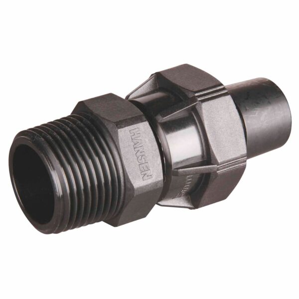 Hansen Male Straight Coupling 15 - 50mm