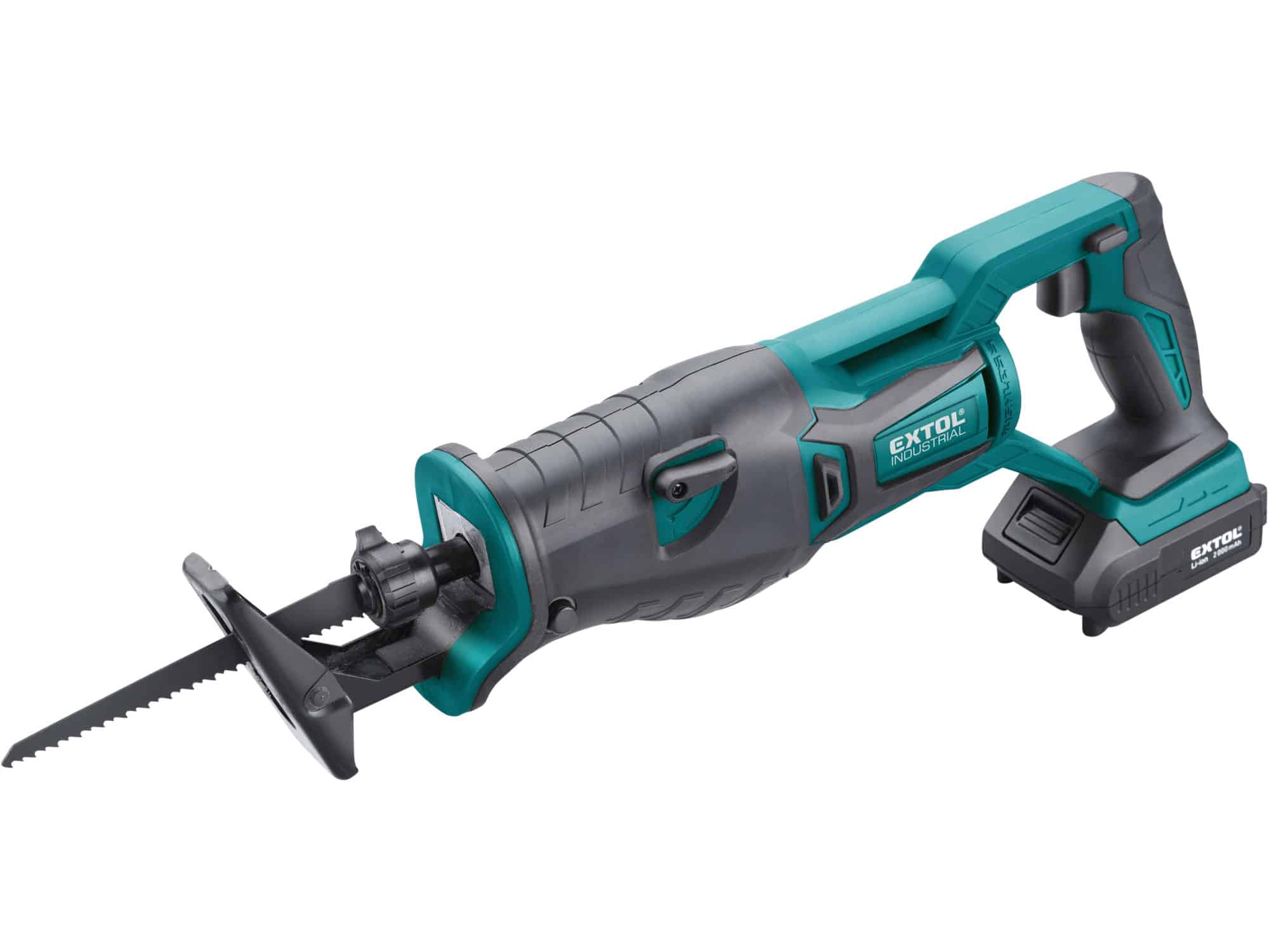 Extol Premium: Cordless Brushless Reciprocating/Sabre Saw, SHARE20V with BONUS 4Ah Battery