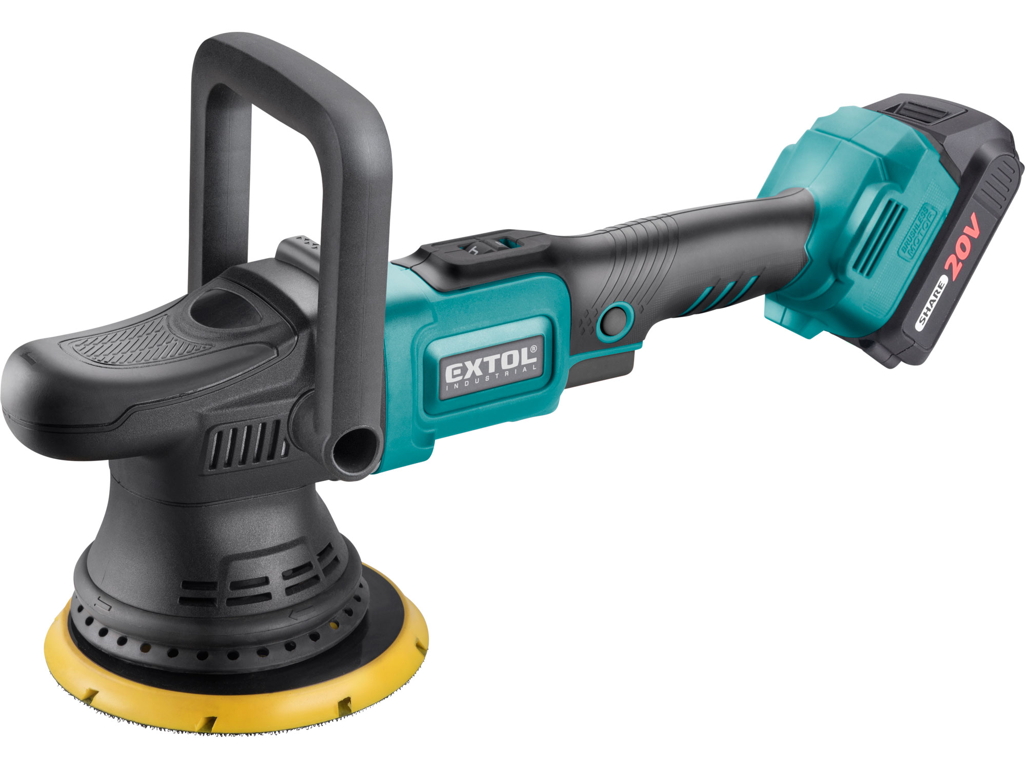 Extol Premium:Cordless Orbital Polisher SHARE20V, 150mm, BRUSHLESS