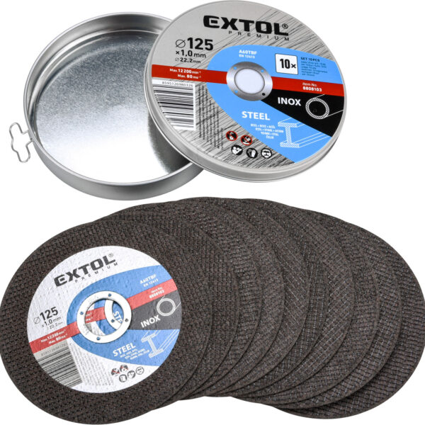 Extol Premium: Cutting Discs for Steel/Stainless 10pcs