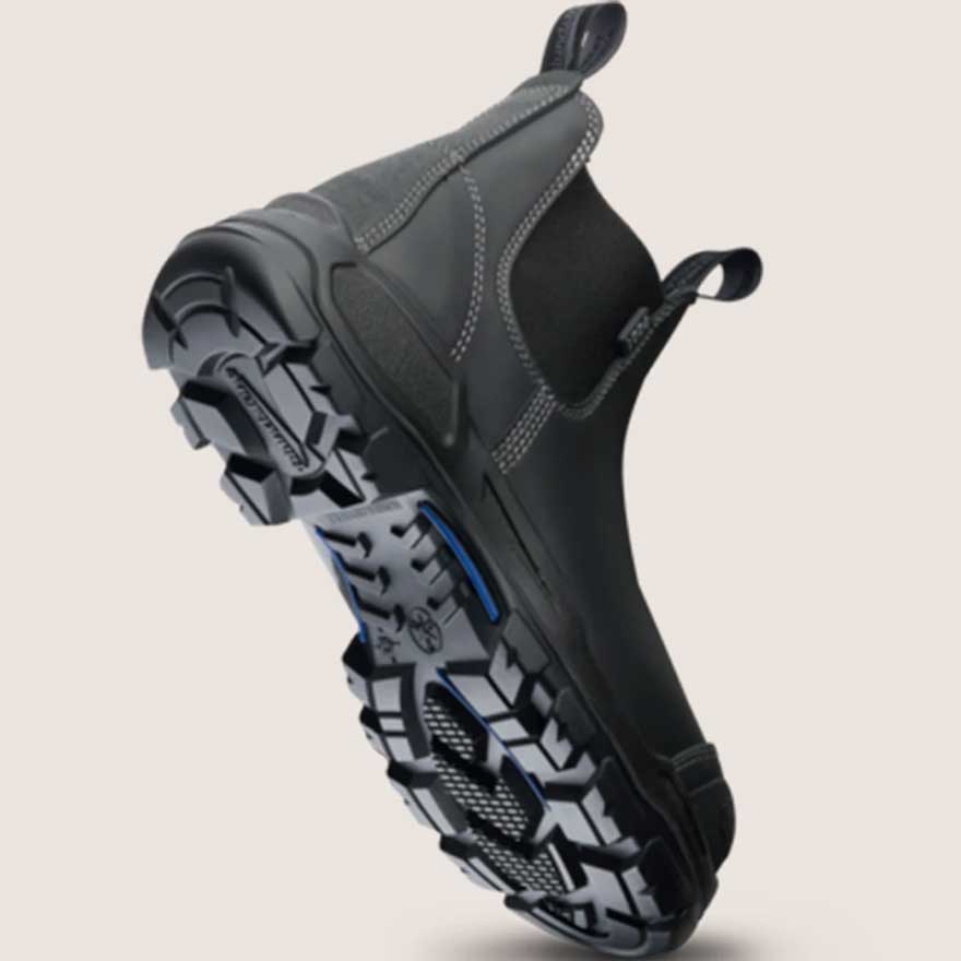 Blundstone : RotoFlex 9001 Unisex Leather Elastic Sided Slip-on Safety Boots - Black - Image 3