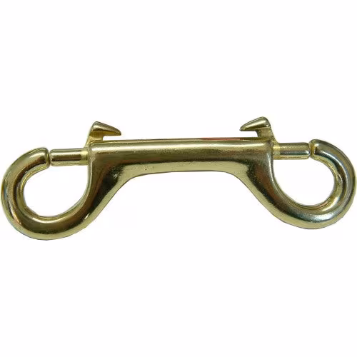 Xcel Double End Snaphook - Brass 100mm
