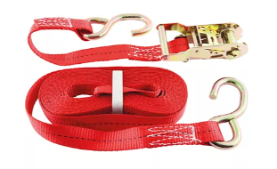 750kg Lashing Capacity Ratchet Tiedown - S Hook Ends