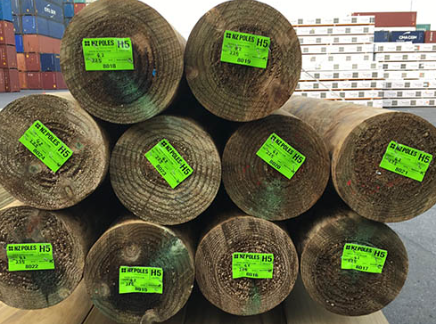 H5 Uni Round Pole 155mm x 3.6m - Image 2