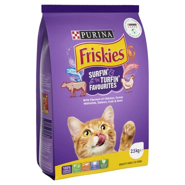 Purina Friskies Adult Surfin Turfin 2.5kg