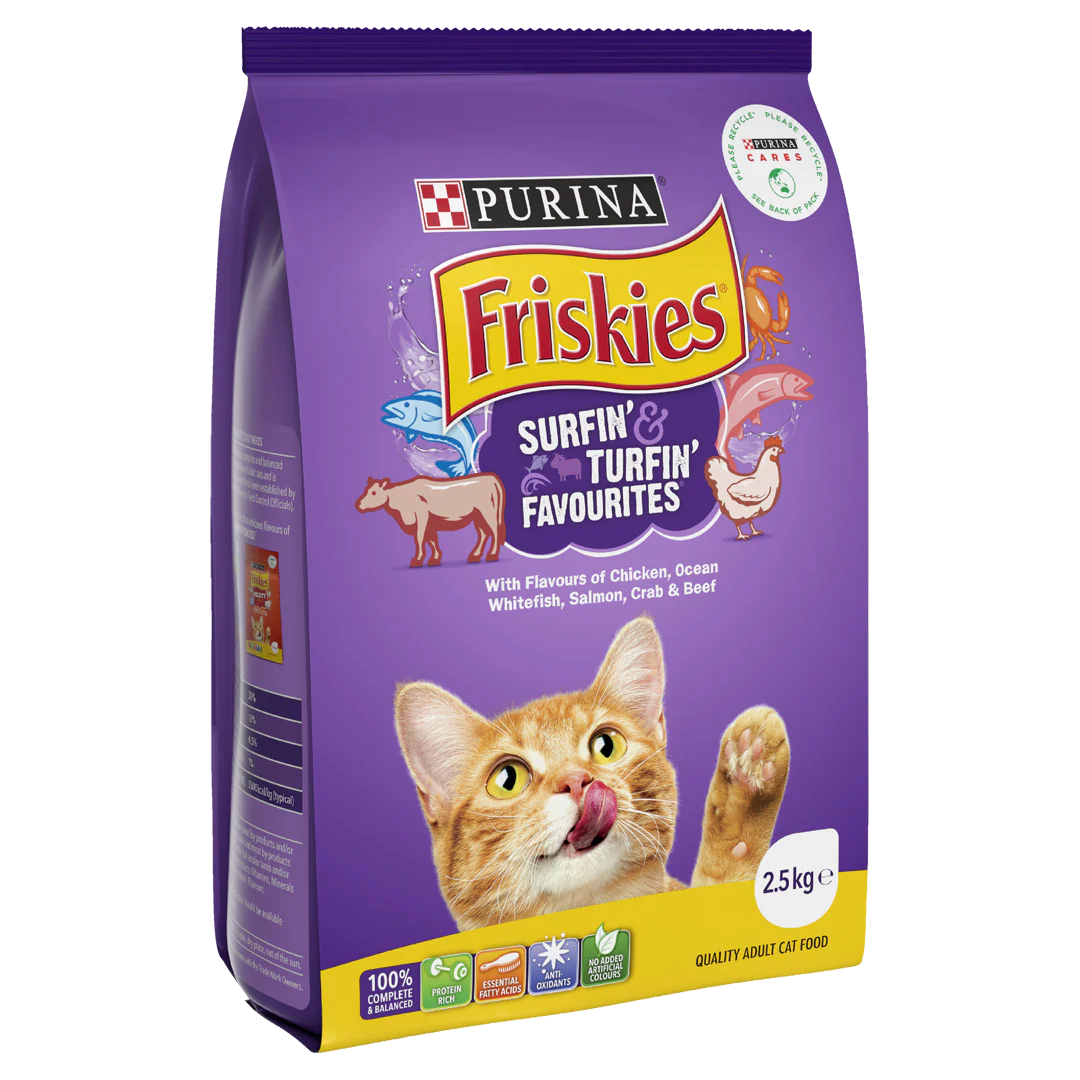 Purina Friskies Adult Surfin Turfin 2.5kg
