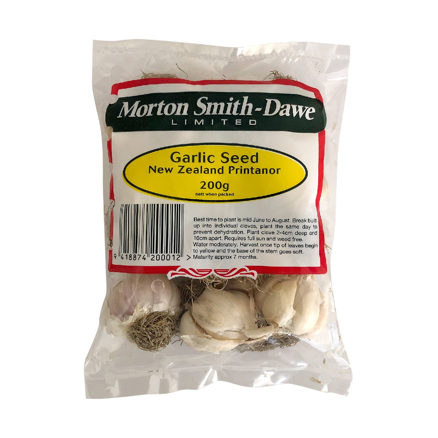 Morton Smith-Dawe Printanor Garlic Seed 200g