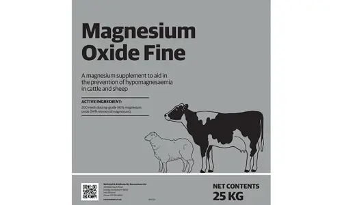 Magnesium Oxide Fine 25kg Bags (200 mesh)
