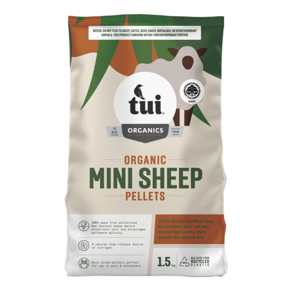 Tui Organic Mini Sheep Pellets 1.5kg