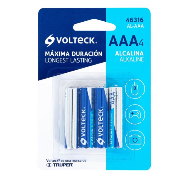 Volteck AAA Alkaline Battery 4pcs