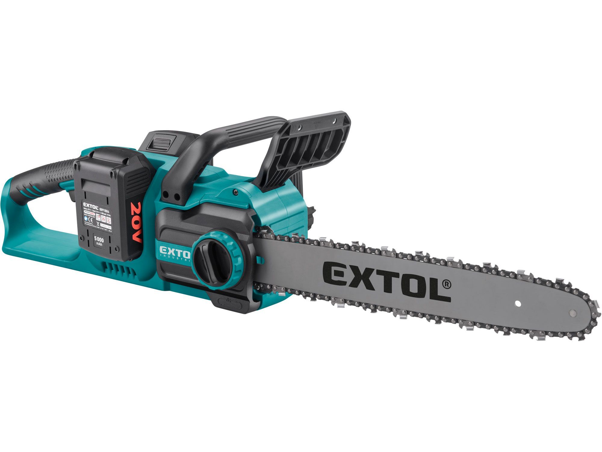 Extol: Cordless / Battery Chain Saw 455mm (16″)