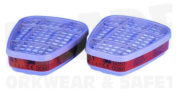 6051 3M A1 Organic Vapour Filters