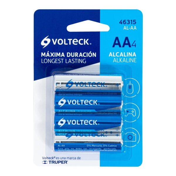 Volteck AA Alkaline Battery 4pcs