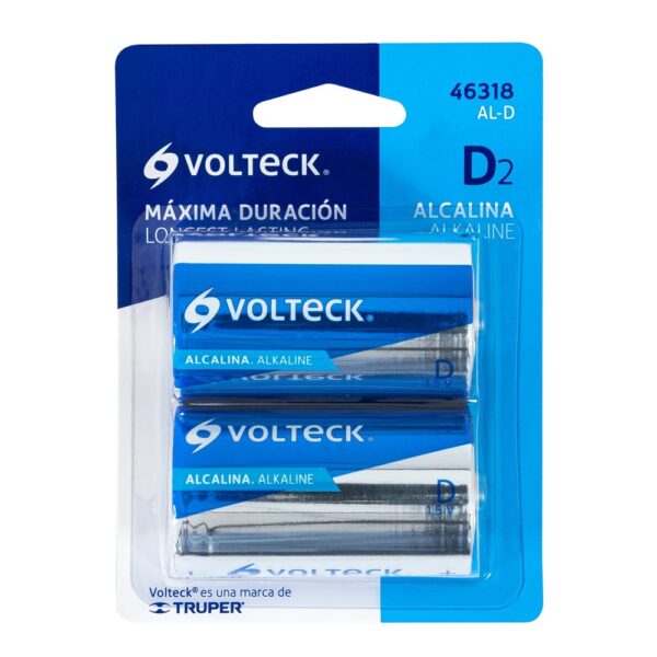 Volteck D Alkaline Battery 2pcs
