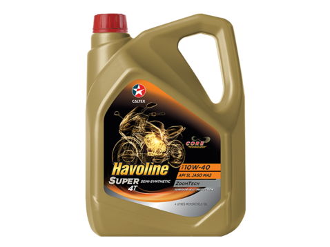 Caltex Havoline Super Semi Synthetic 4T 10w40 Oil 4L