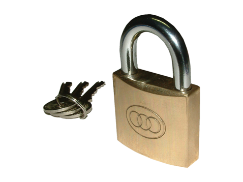 Tri-Circle Brass Padlock 50mm
