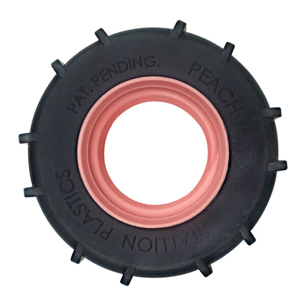 Stallion Calf Feeder Teat Cap/Collar Threaded Peach