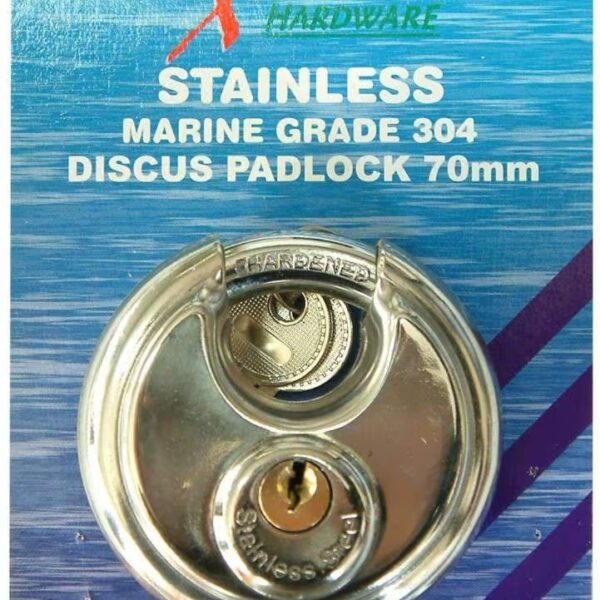 Xcel Discus Stainless Steel Padlock 70mm