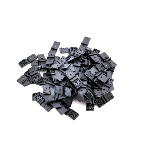 Cosio Poly Clips L: 110mm, W: 40mm Black