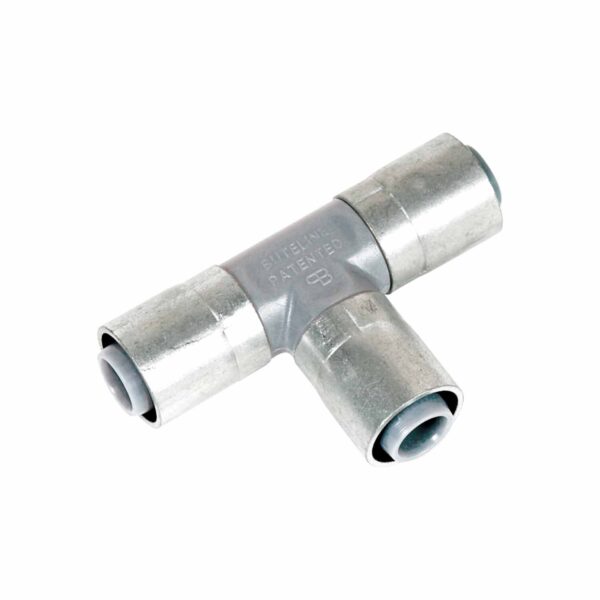 Buteline Equal Tee 15 x 15 x 15mm Grey T15