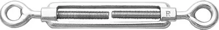 Turnbuckle Hook/Eye 6mm Galvanised - C Forged