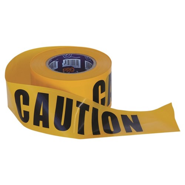 Xcel Barrier Tape - Caution - Yellow 100mm x 100m - Image 2