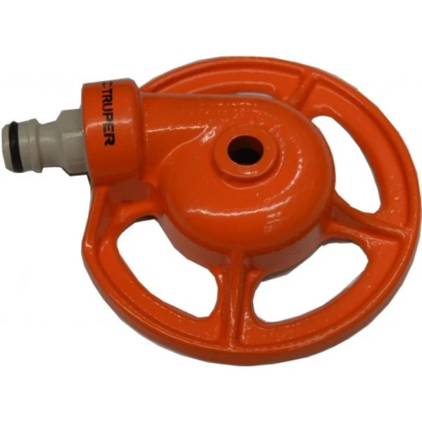 Truper Hose Sprinkler Stationary Heavy Cast Iron with Adaptor