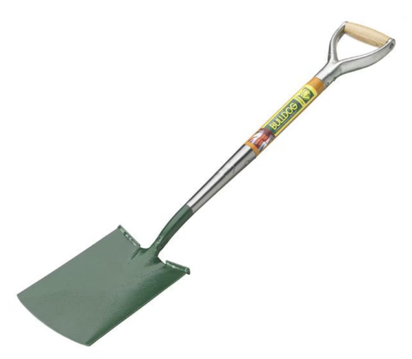 Bulldog Digging Spade - Steel Shaft with Tread