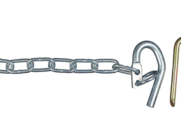 Gate Fastener Loose Ring & Staple 200mm Zinc Plated