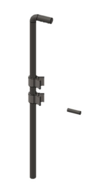Walker Industrial Drop Bolt Complete Zinc Plated - Part no. 9222