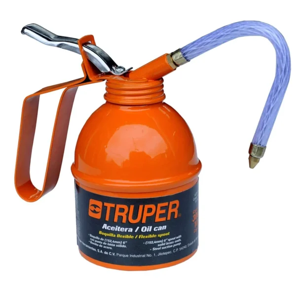 Truper 500ml Oil Can complete with Flexi Spout/Oiler